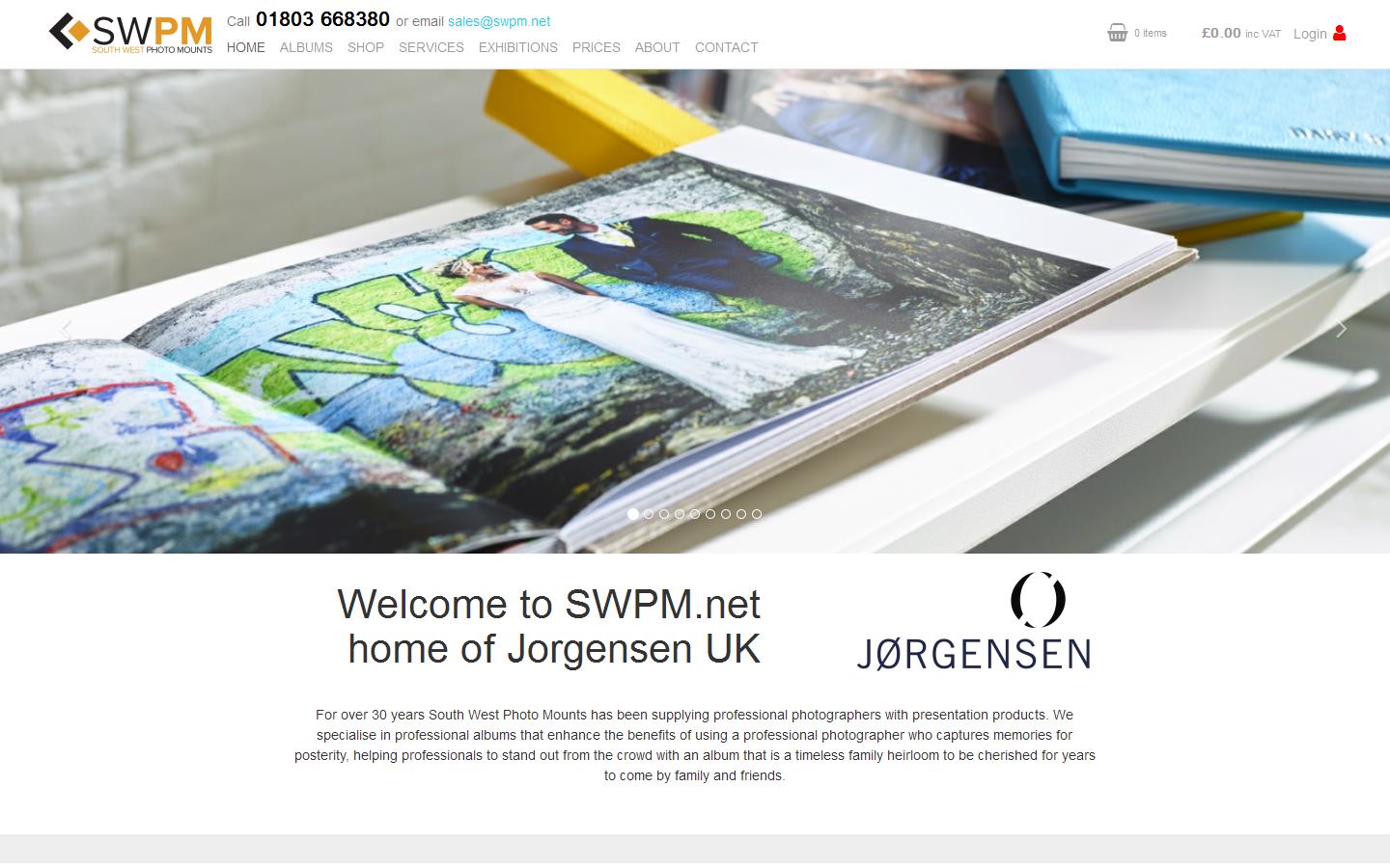 South West Photo Mounts Website