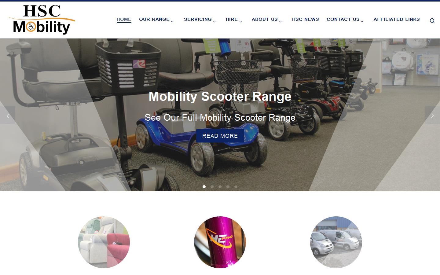 H S C Mobility Ltd Website