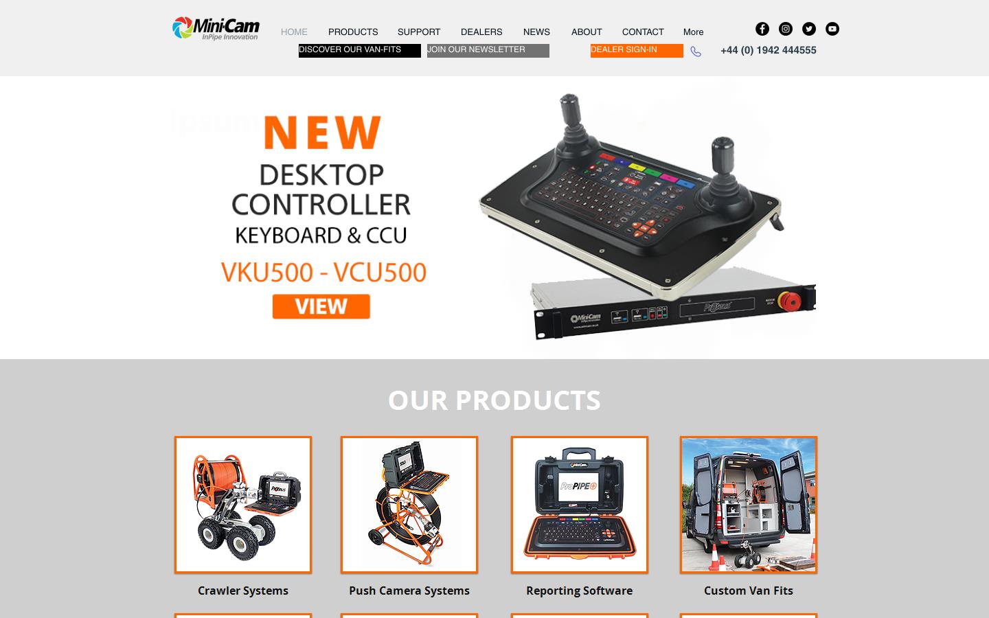 Mini-cam Ltd Website