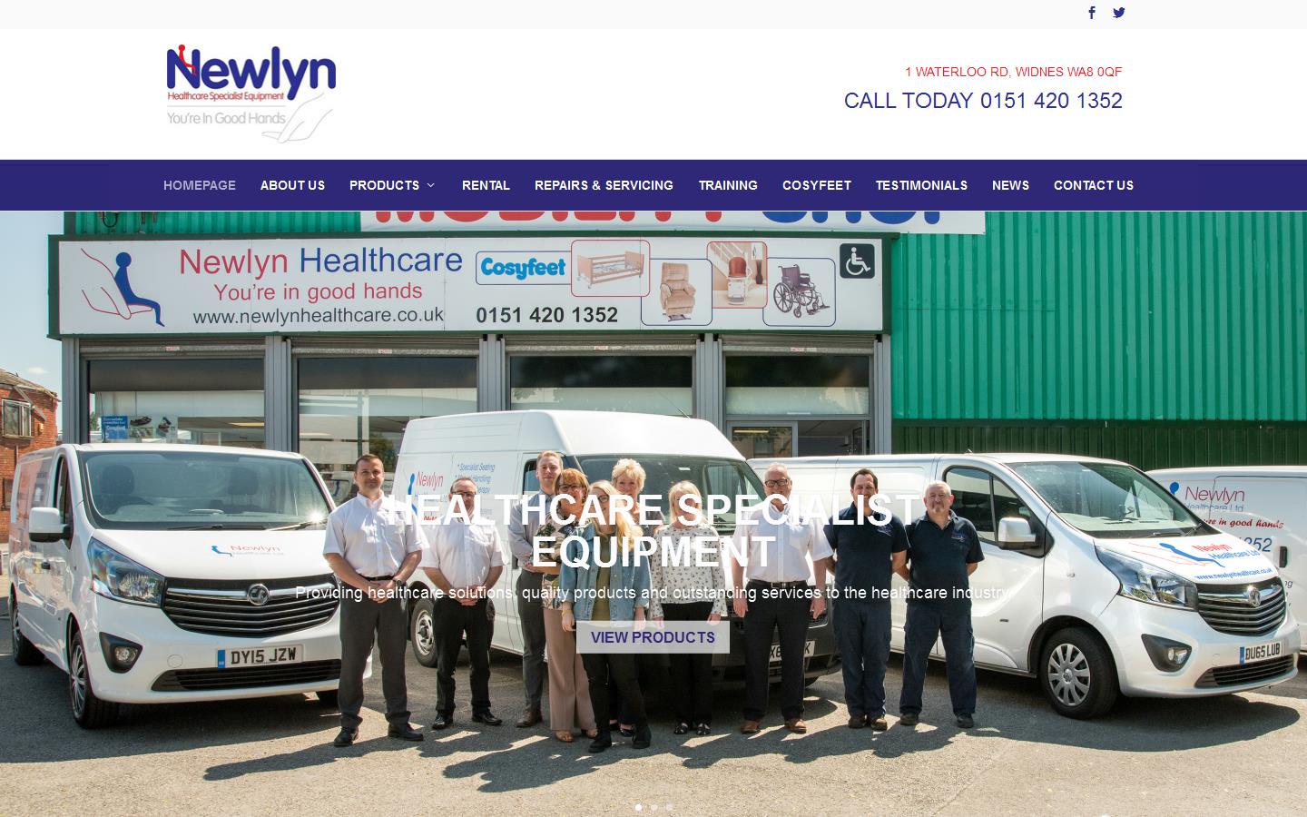 Newlyn Healthcare Ltd Website