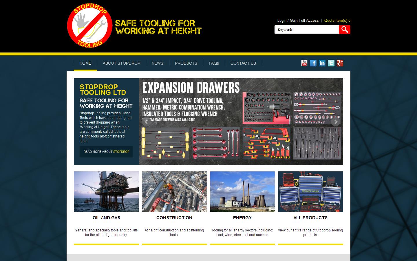 Stop Drop Tooling Website