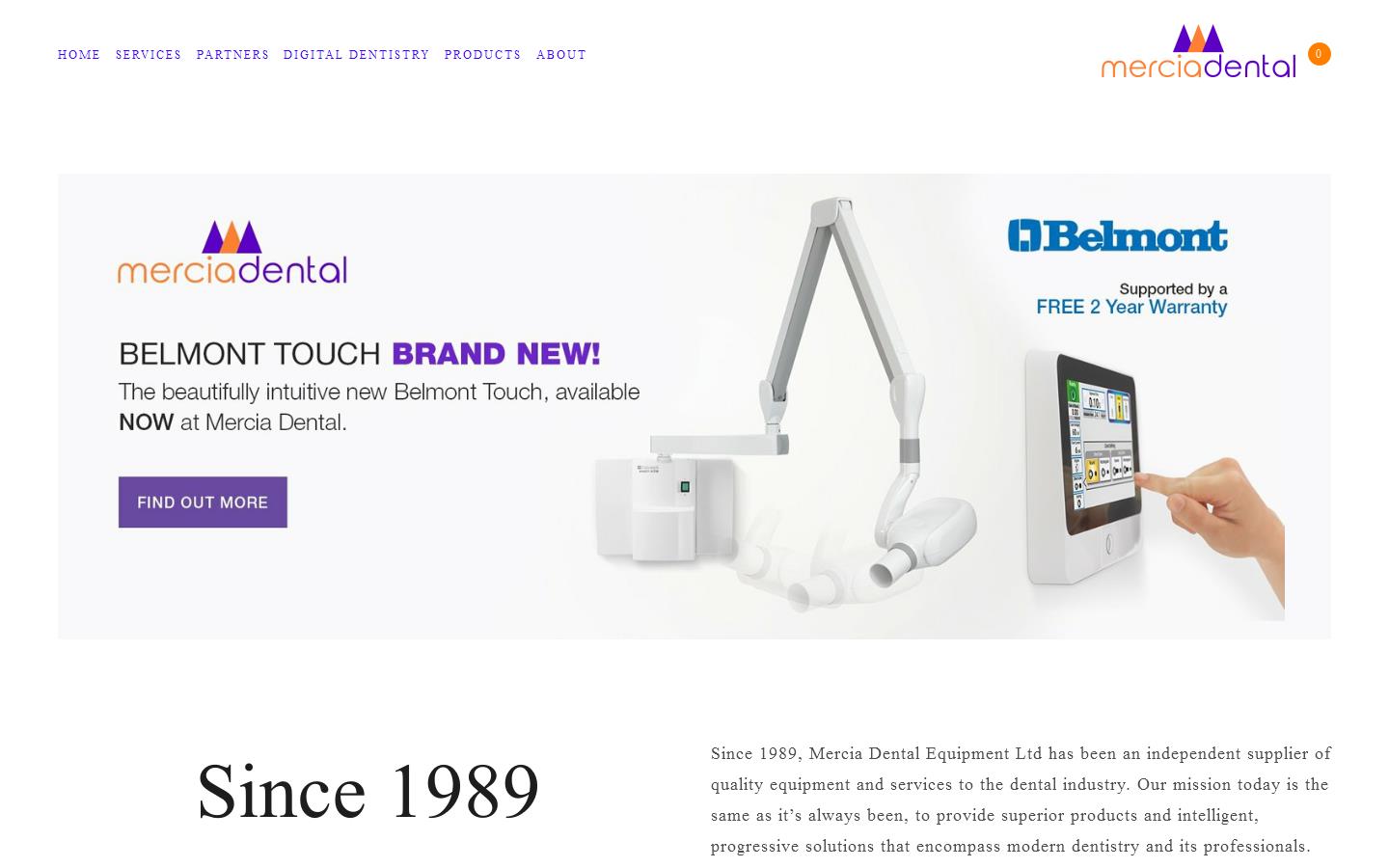 Mercia Dental Equipment Ltd Website