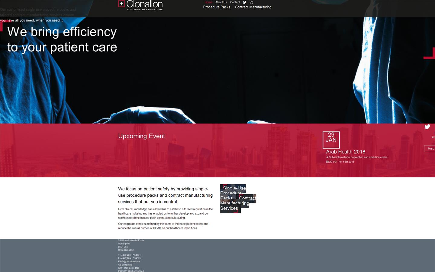 Clonallon Laboratories Ltd Website