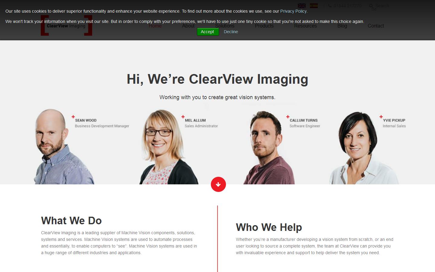 Clearview Imaging Ltd Website