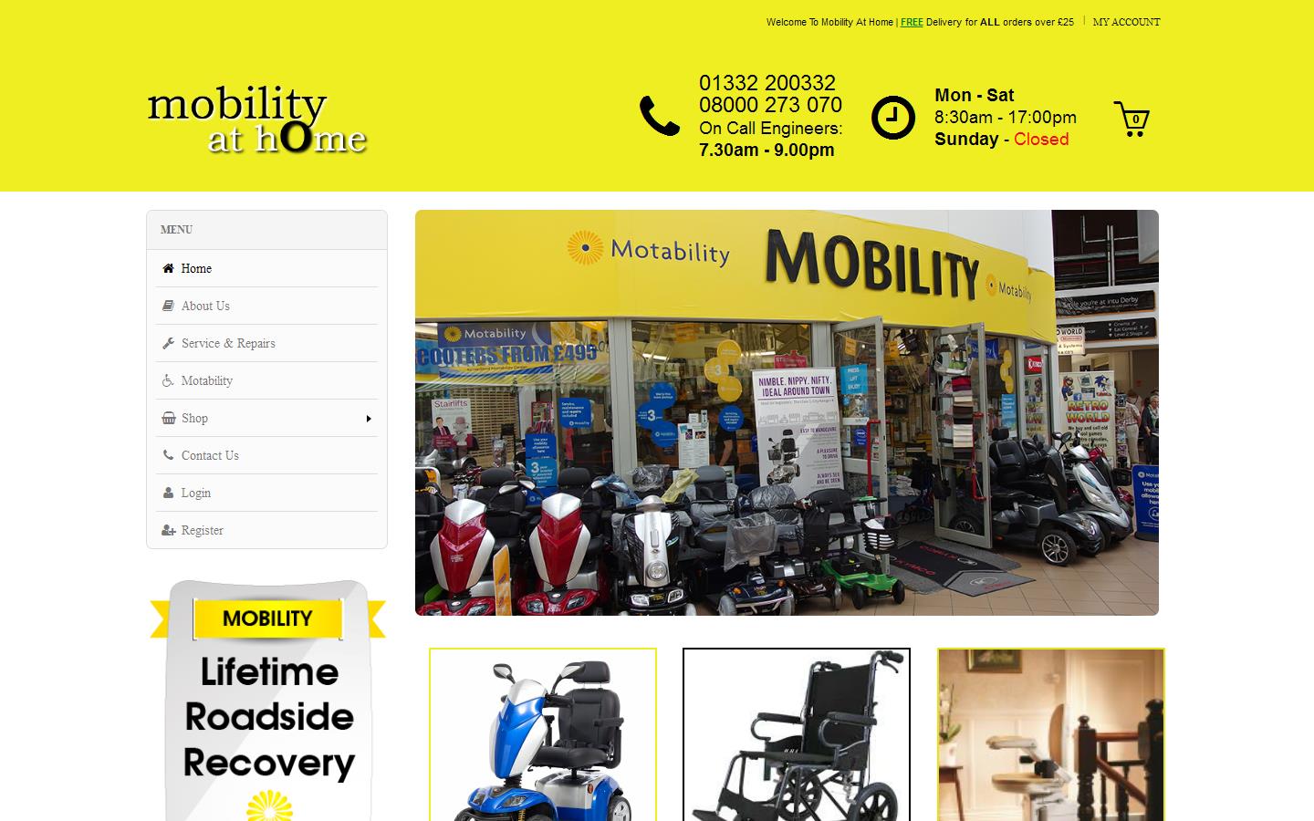 Mobility at Home Website