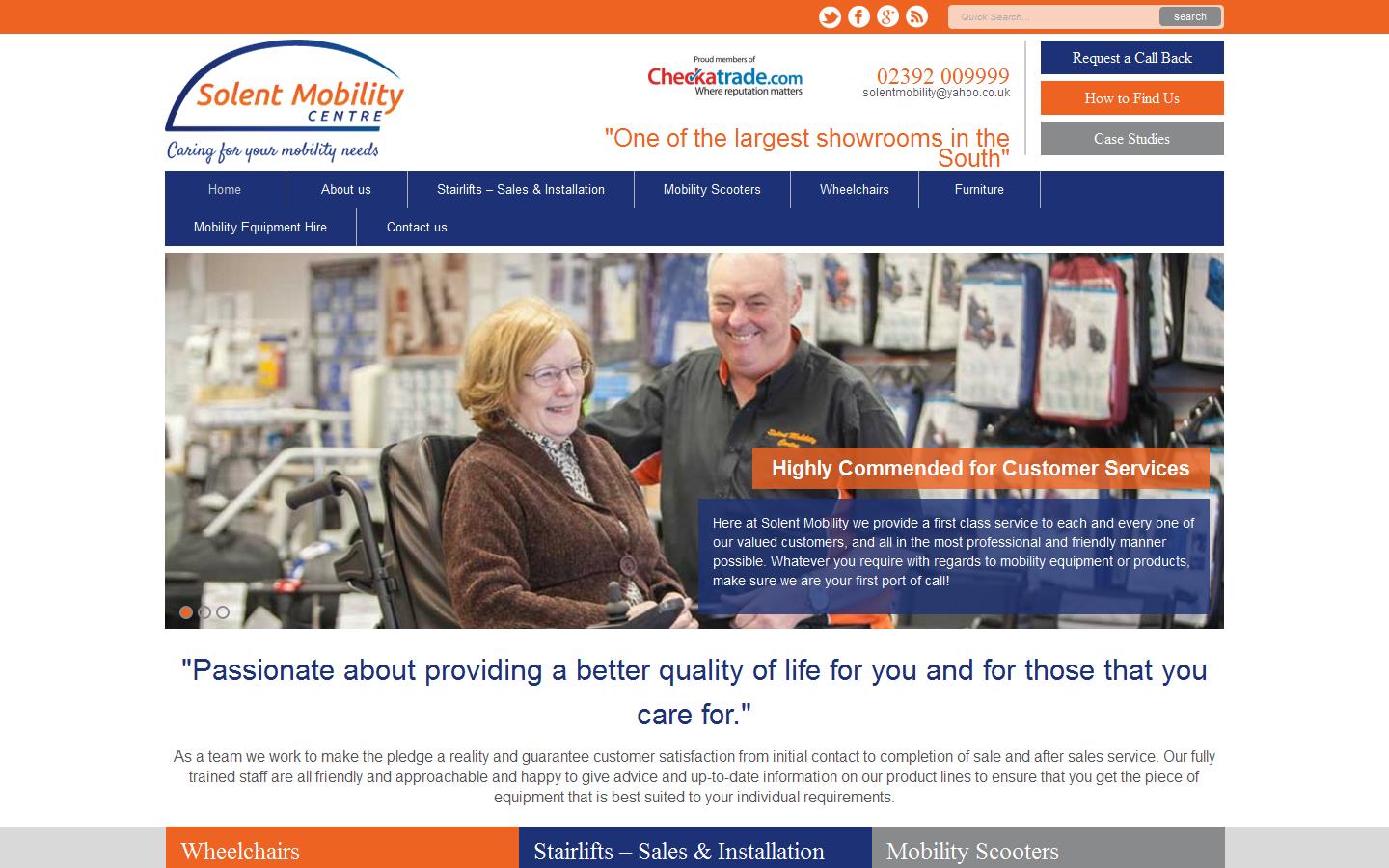 Solent Mobility Centre Website