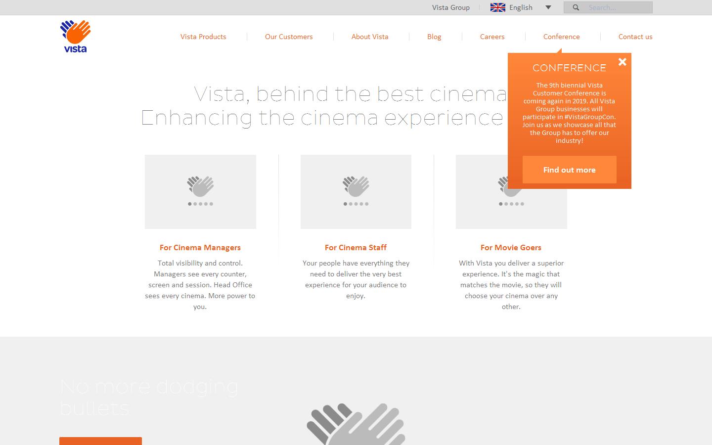 Vista Entertainment UK Ltd Website