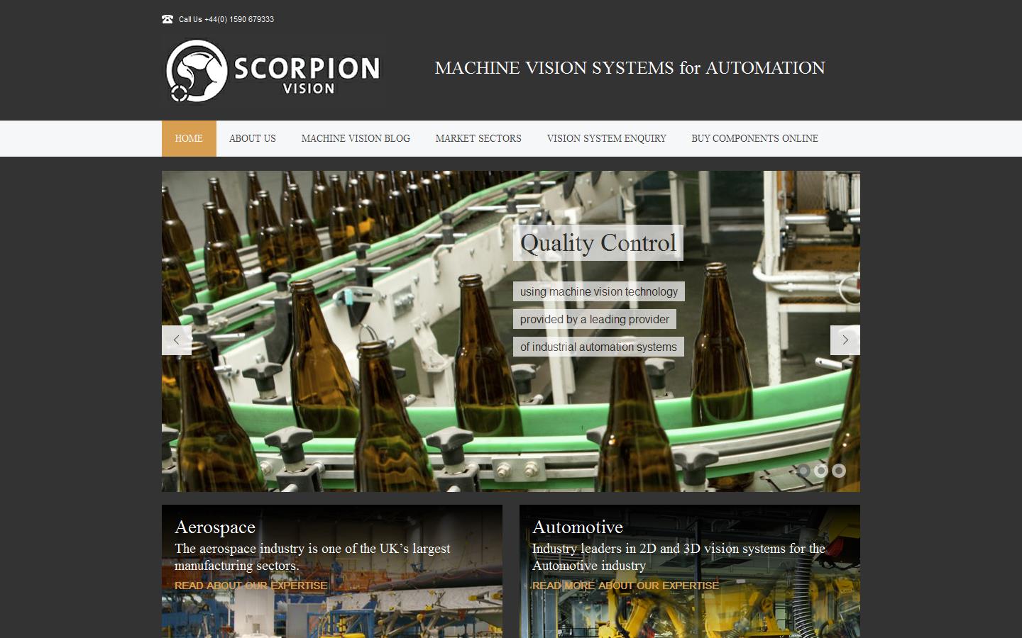 Scorpion Vision Ltd Website