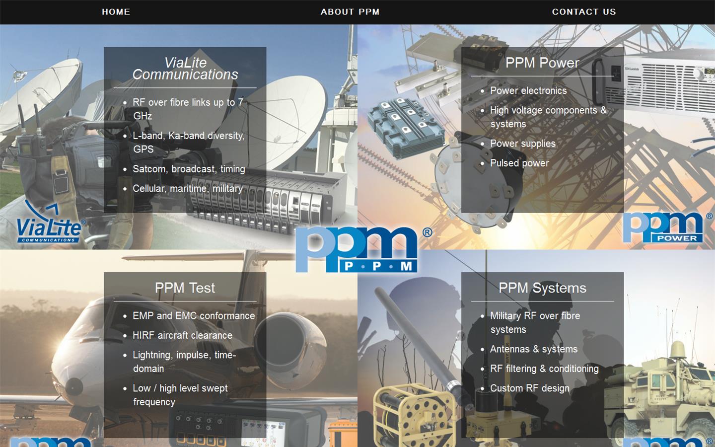 Pulse Power & Measurement Ltd Website