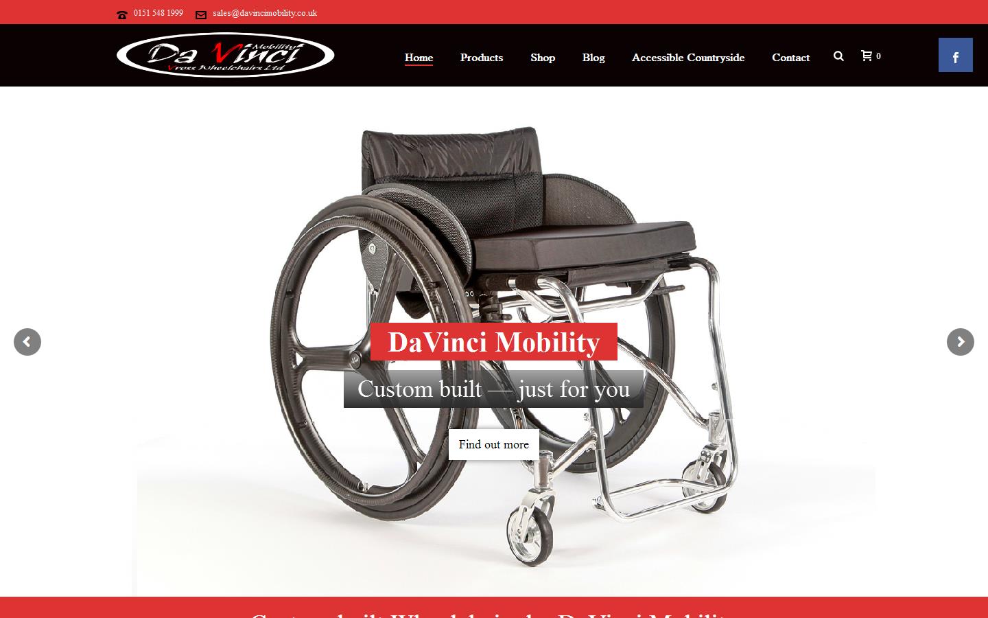 Da Vinci Mobility Website