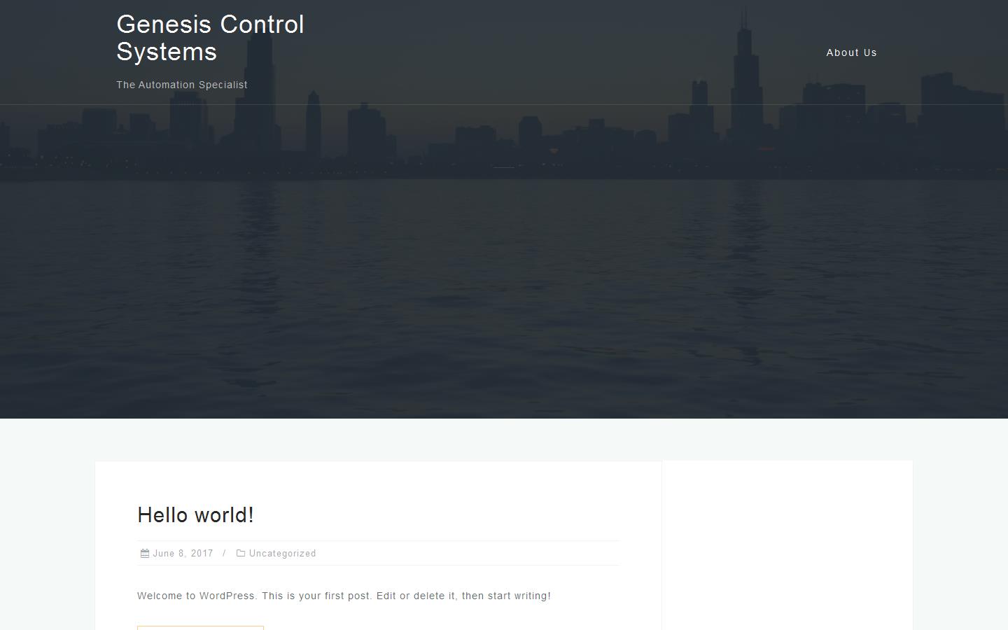 Genesis Control Systems UK Ltd Website