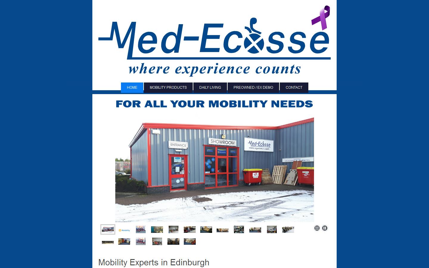 Med-ecosse Ltd Website