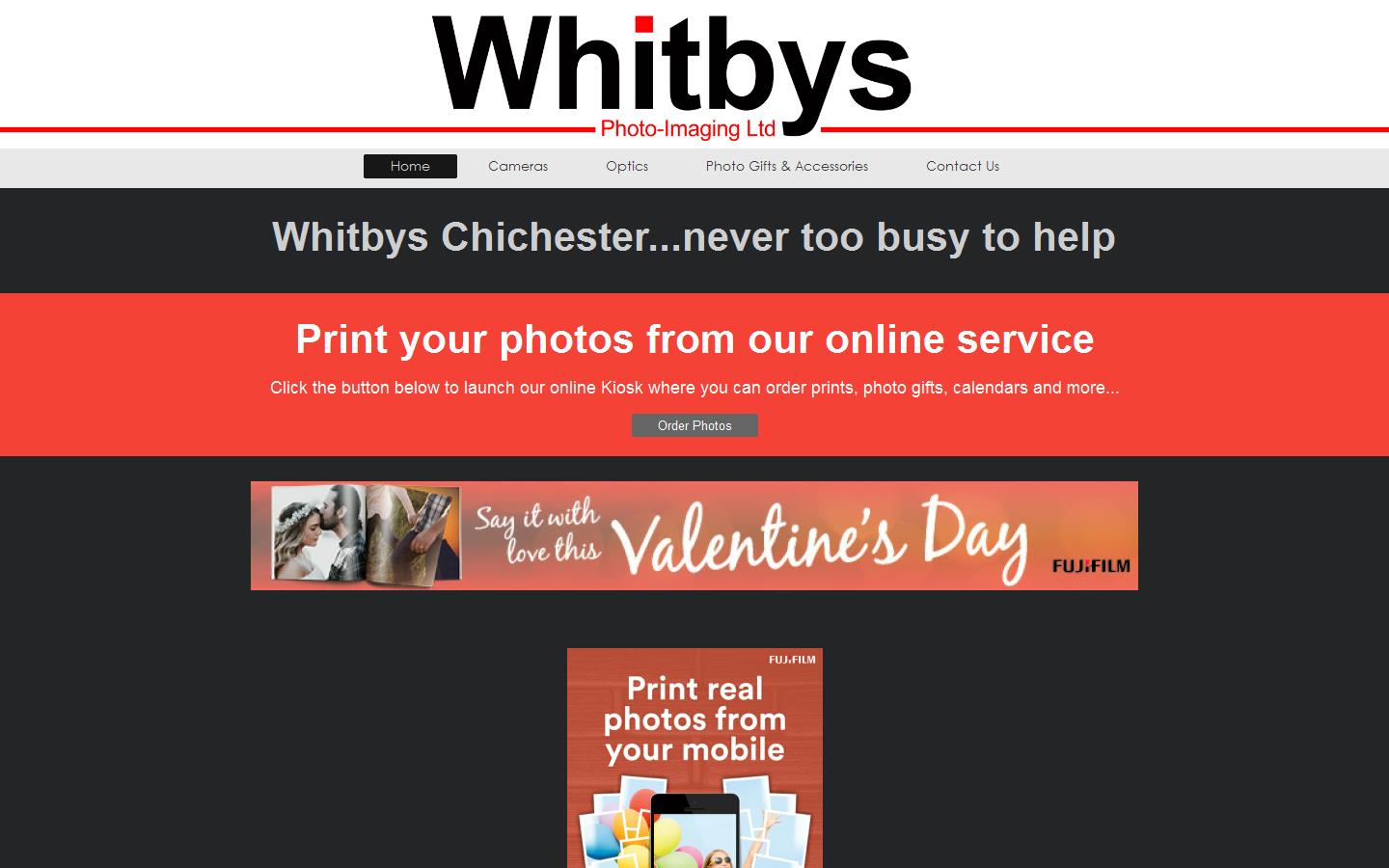 Whitby''s Photo-imaging Ltd Website