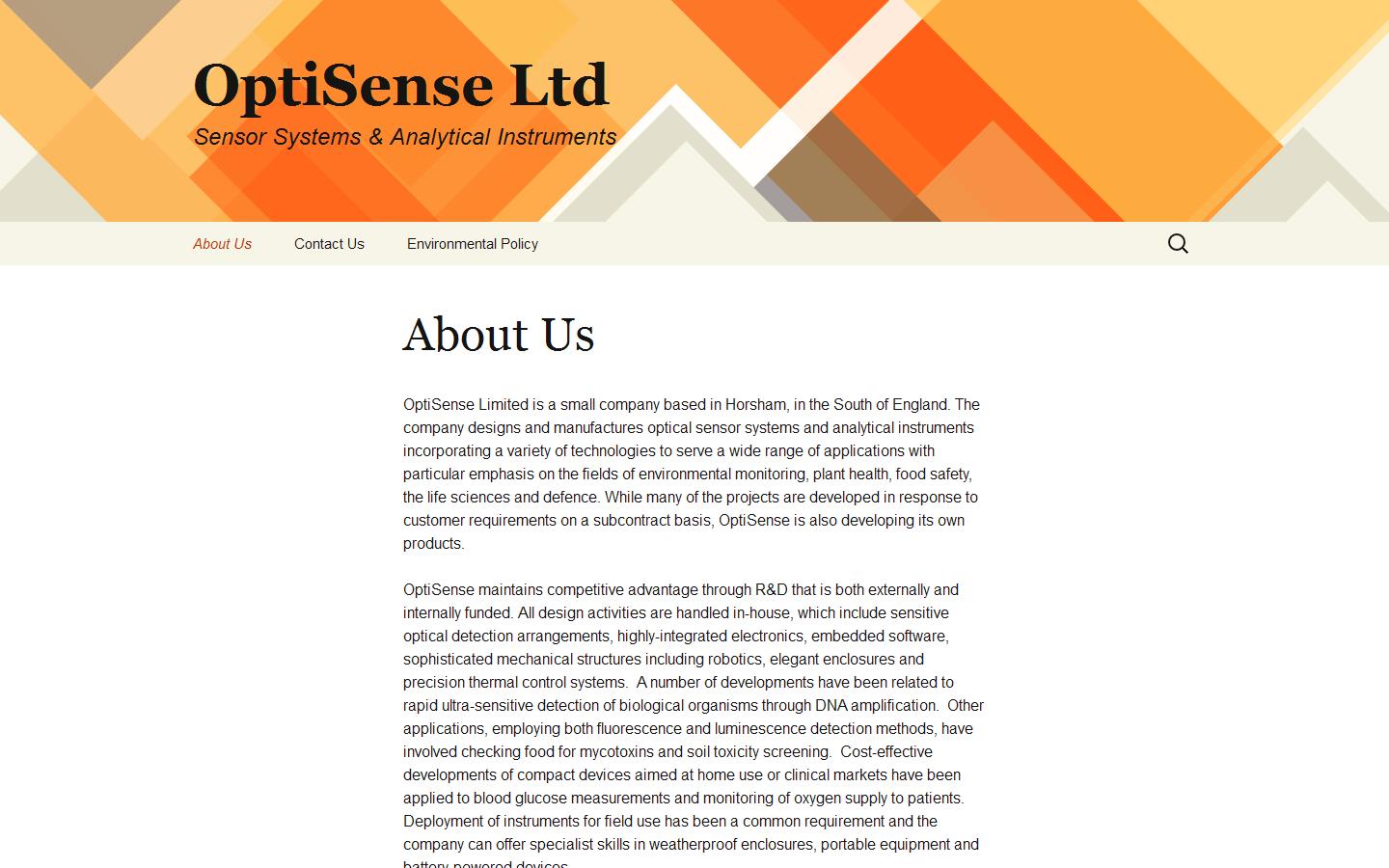 Optisense Website