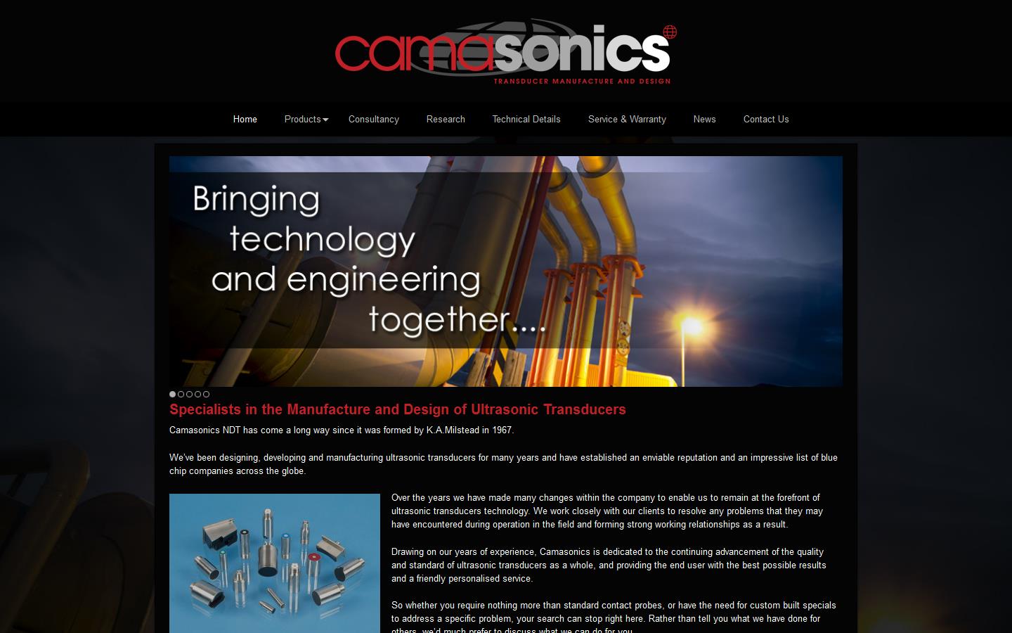 Camasonics Website