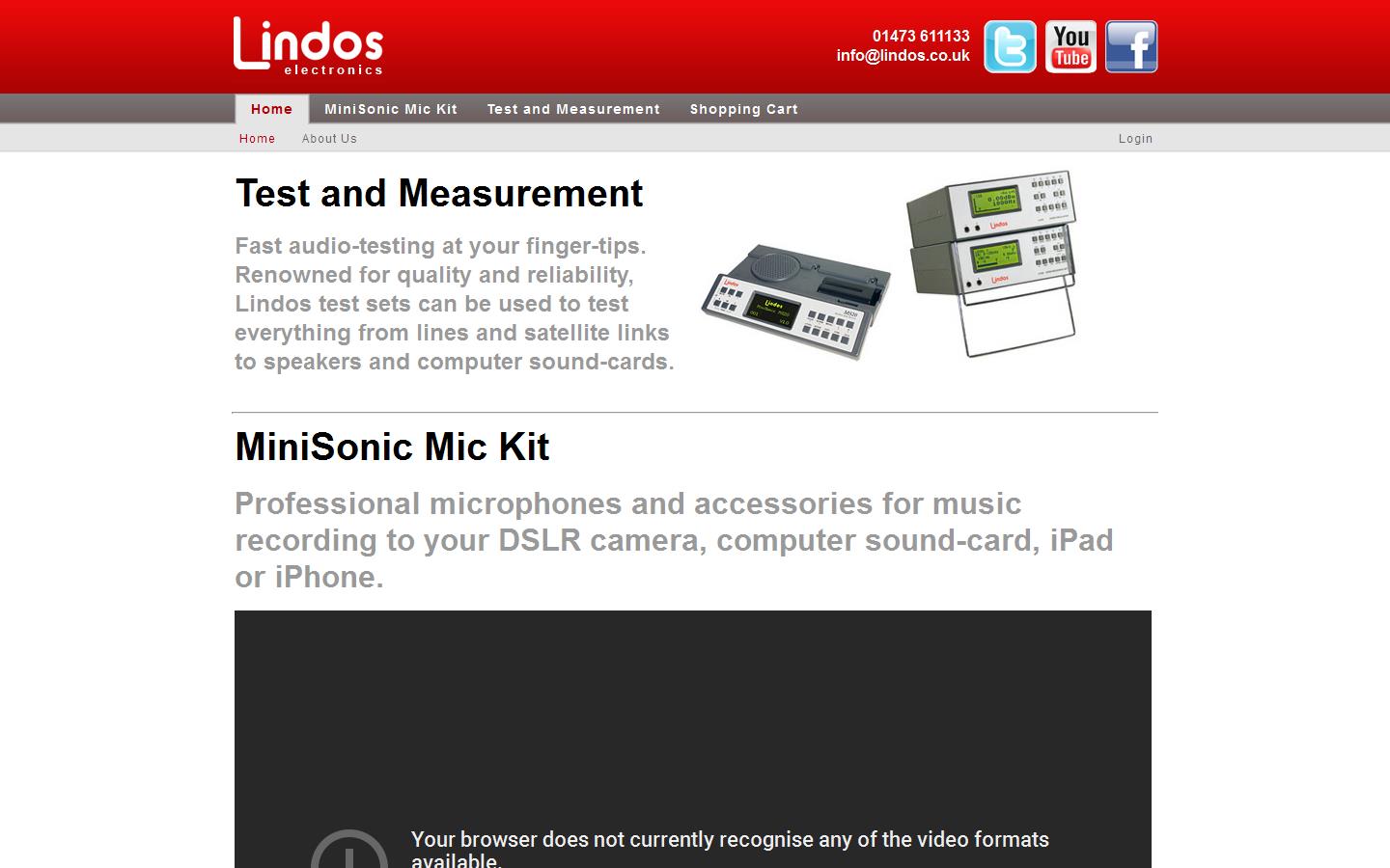 Lindos Electronics Website
