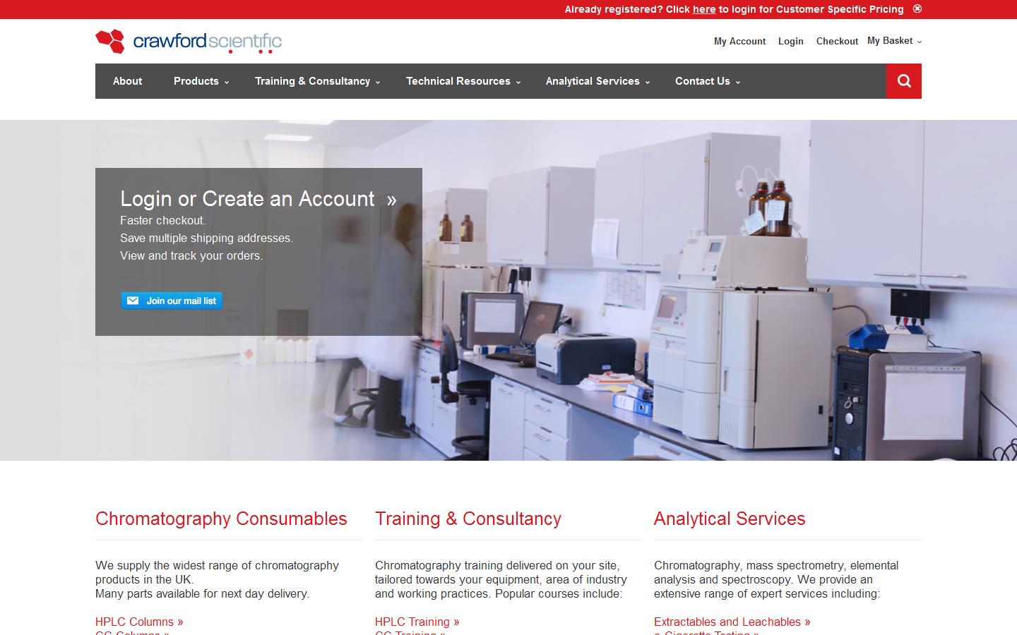 Crawford Scientific Website