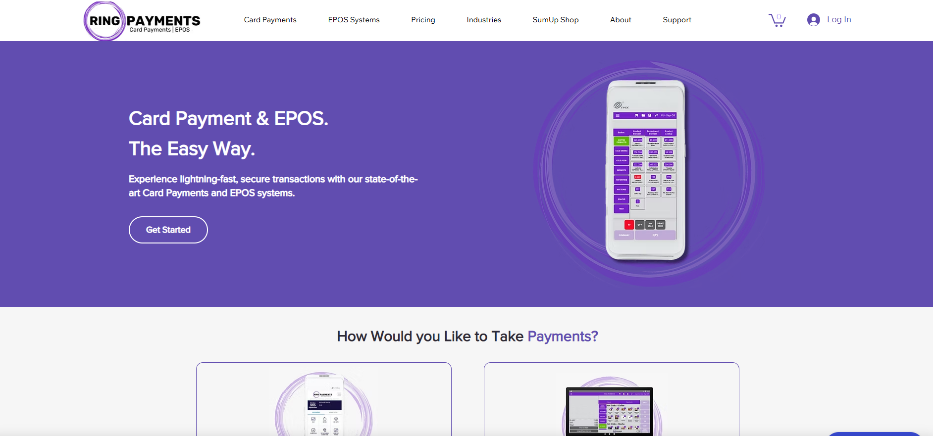 Ring Payments Website