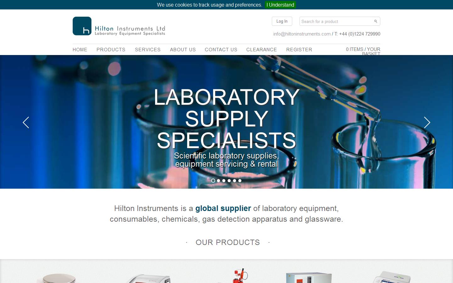 Hilton Instruments Ltd Website