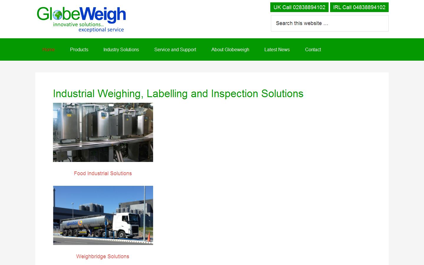 Globeweigh Website