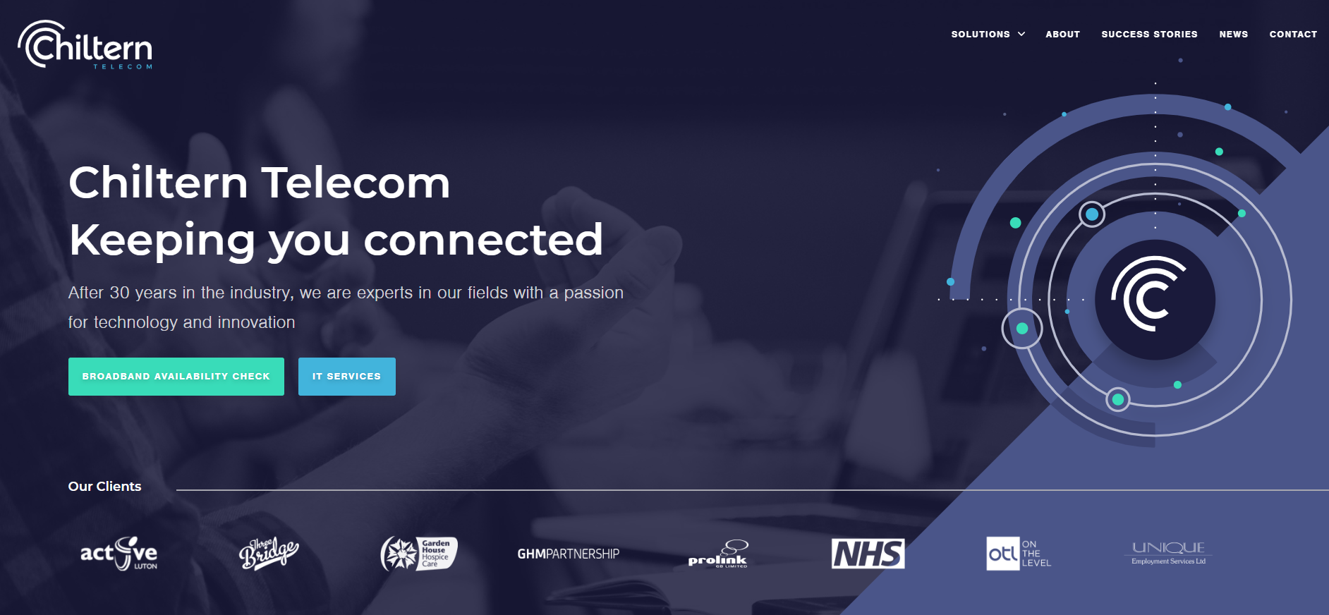Chiltern Telecom Ltd Website