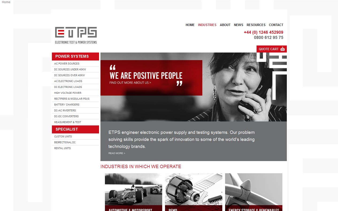 E T P S Ltd Website