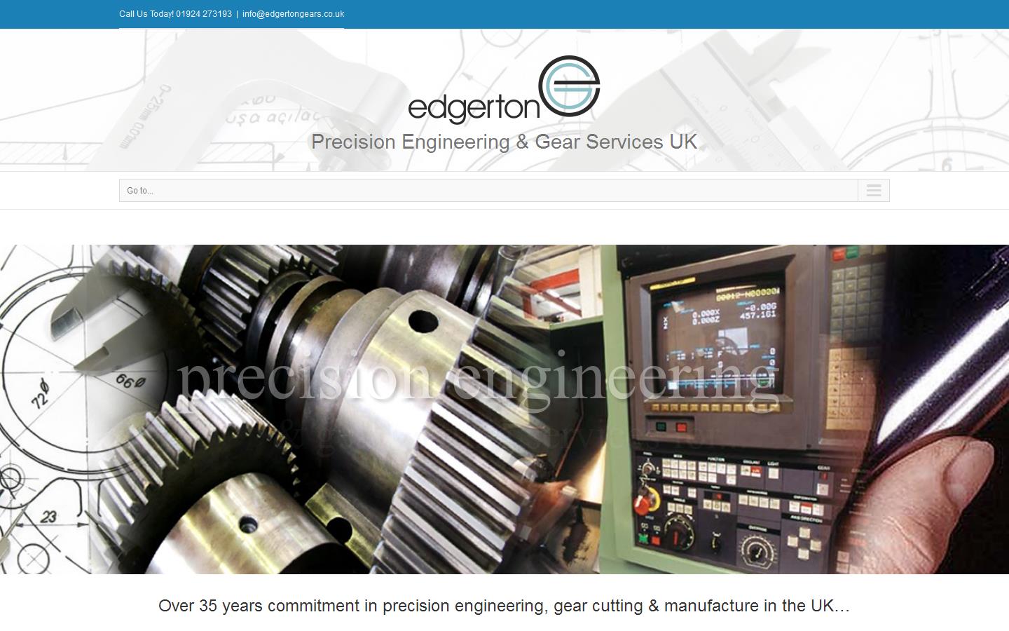 Edgerton Precision Engineering Website