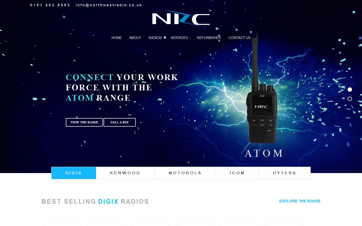Northwest Radio Communications Ltd Website