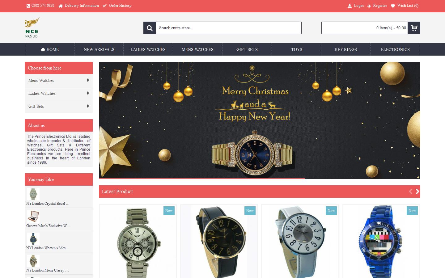 Prince Electronic Website