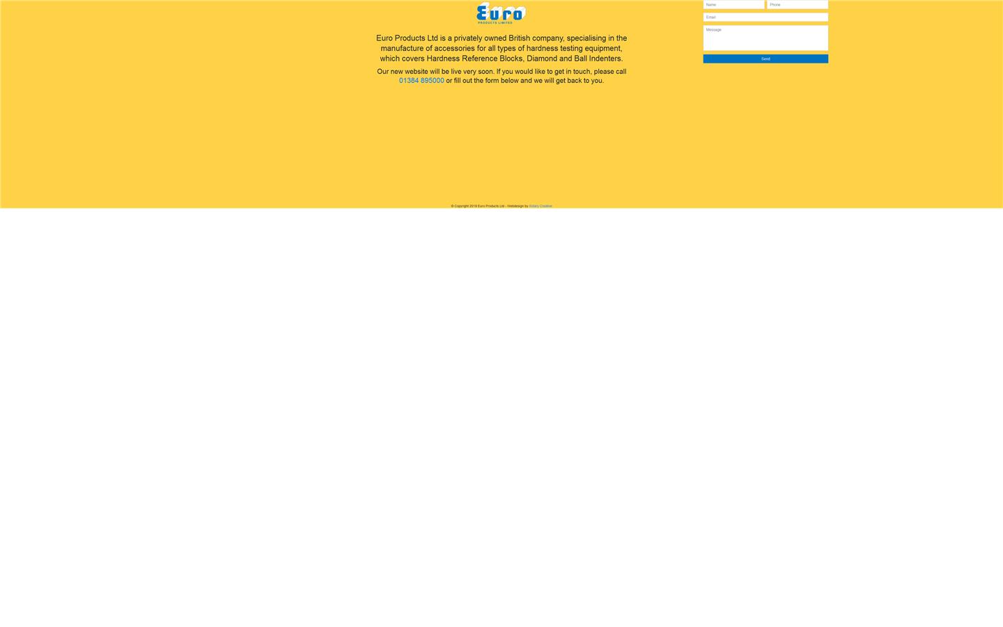 Euro Products Ltd Website