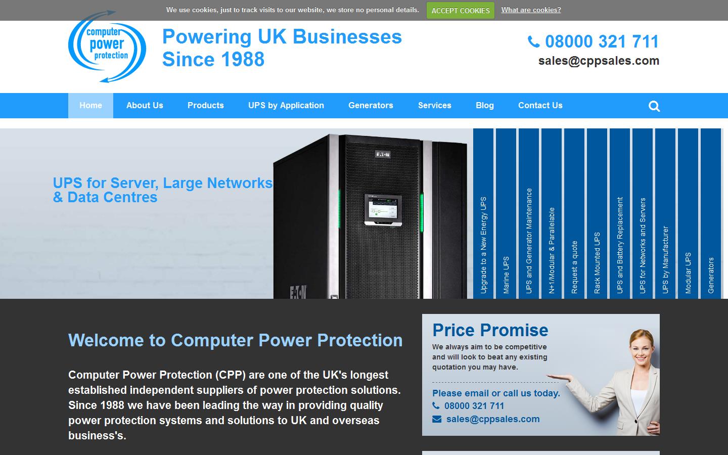 Computer Power Protection Website
