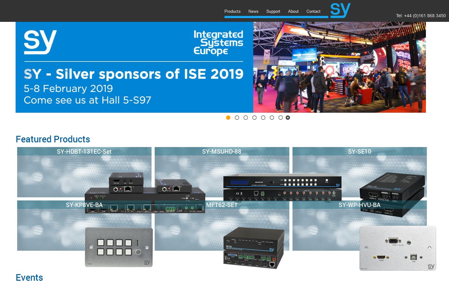 S Y Electronics Website