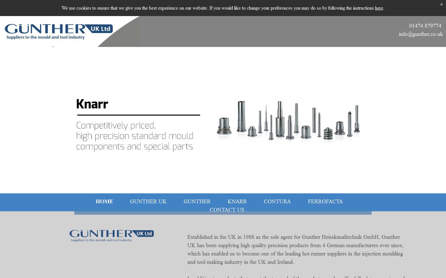 Gunther UK Ltd Website