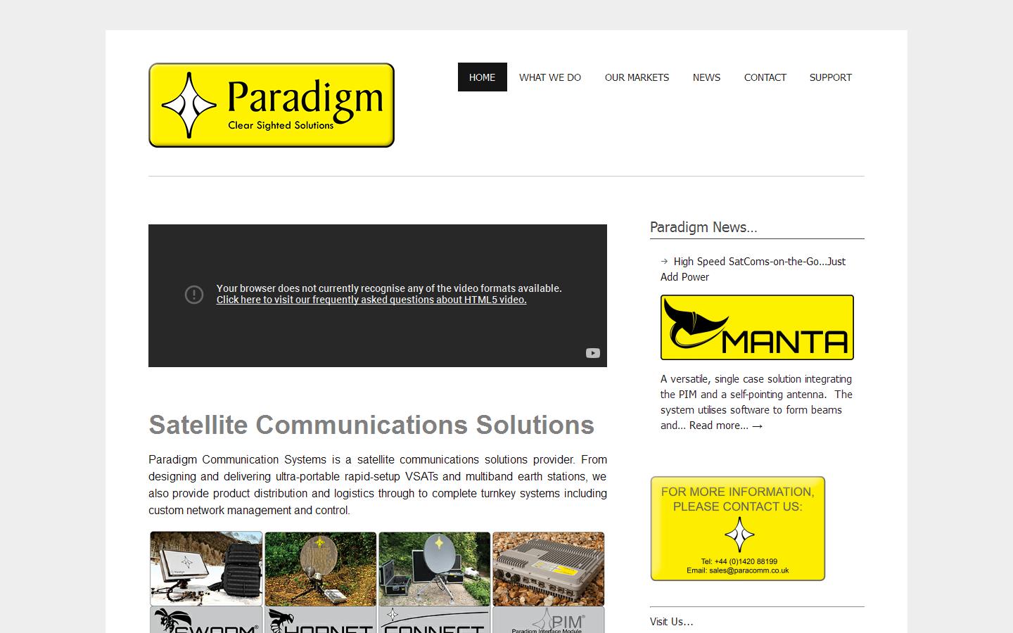 Paradigm Website