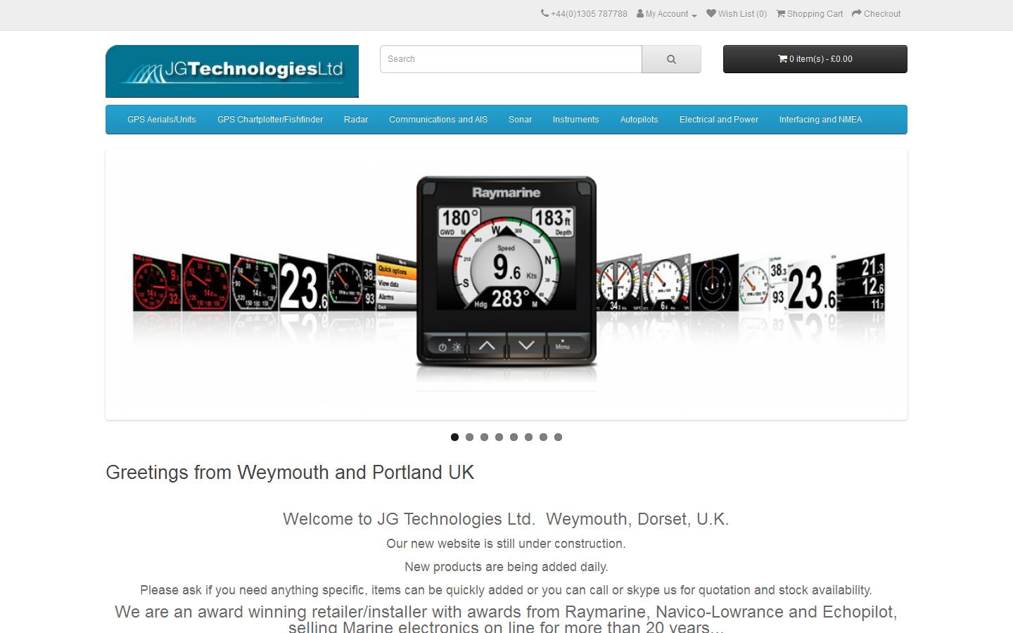 J G Technologies Website