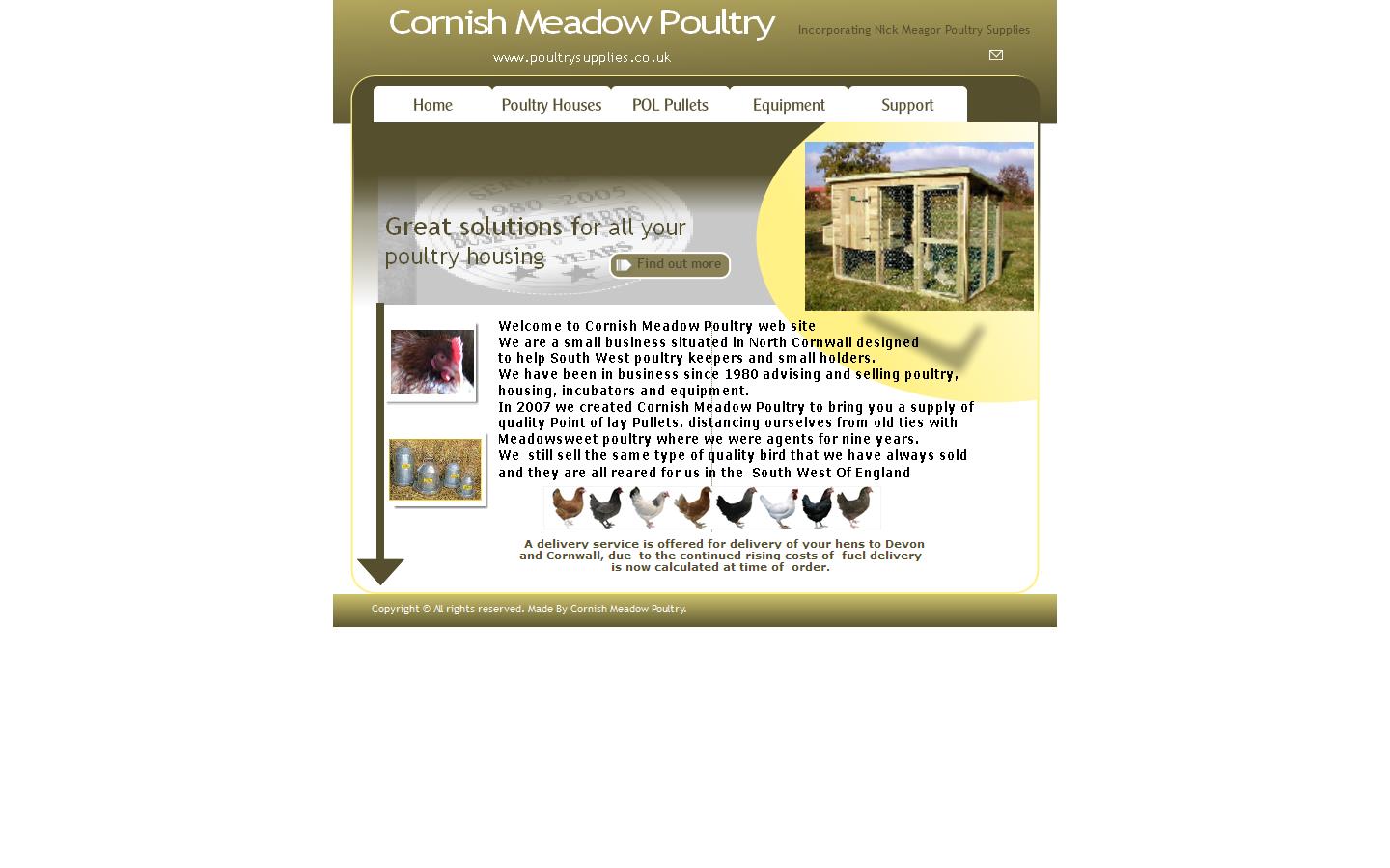 Cornish Meadow Poulty Website