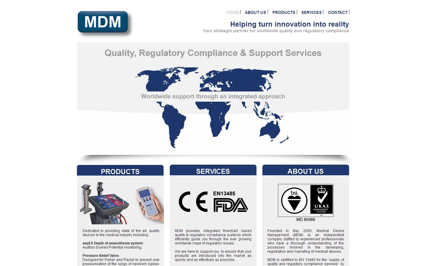 M D M Website