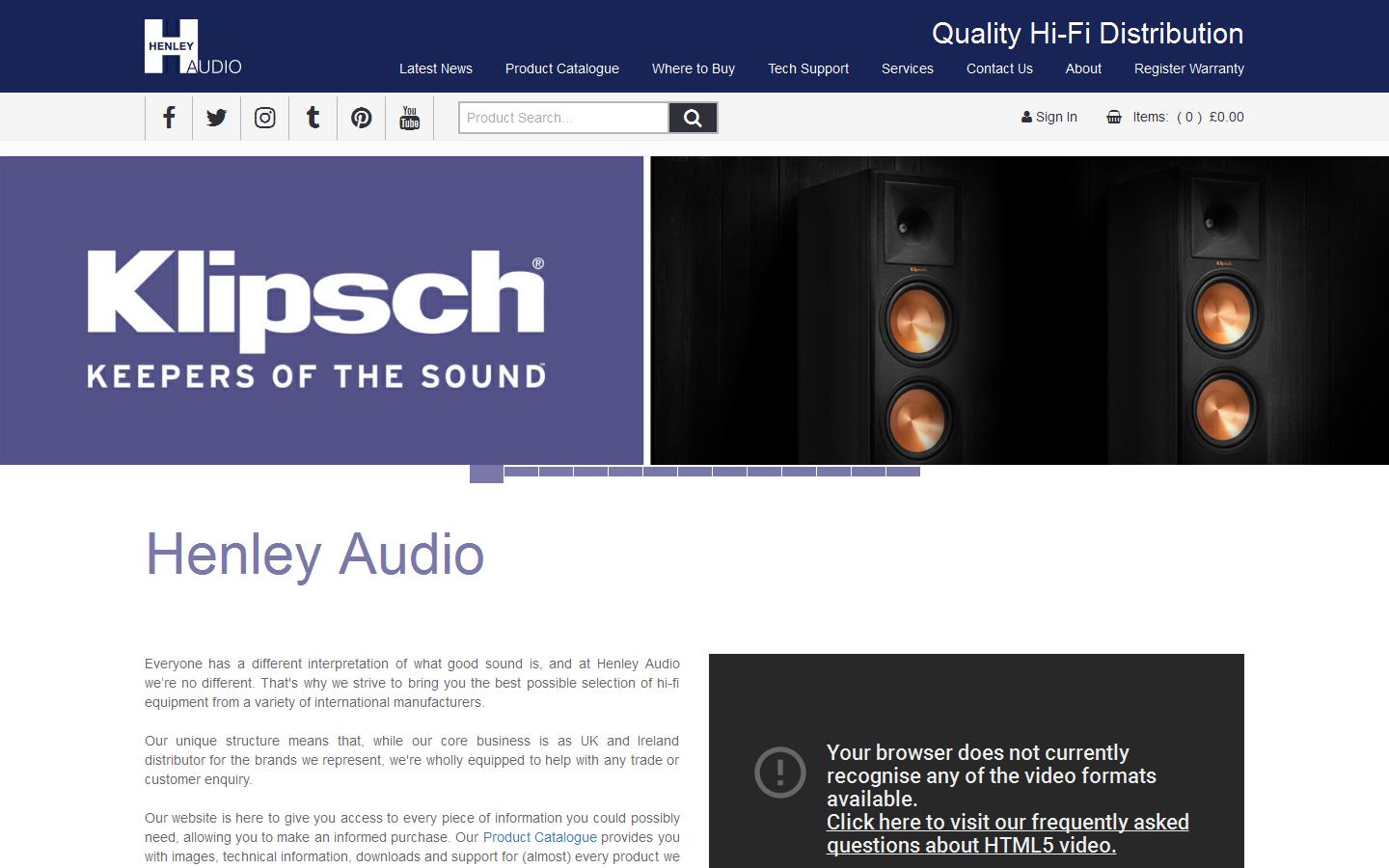 Henley Designs Ltd Website