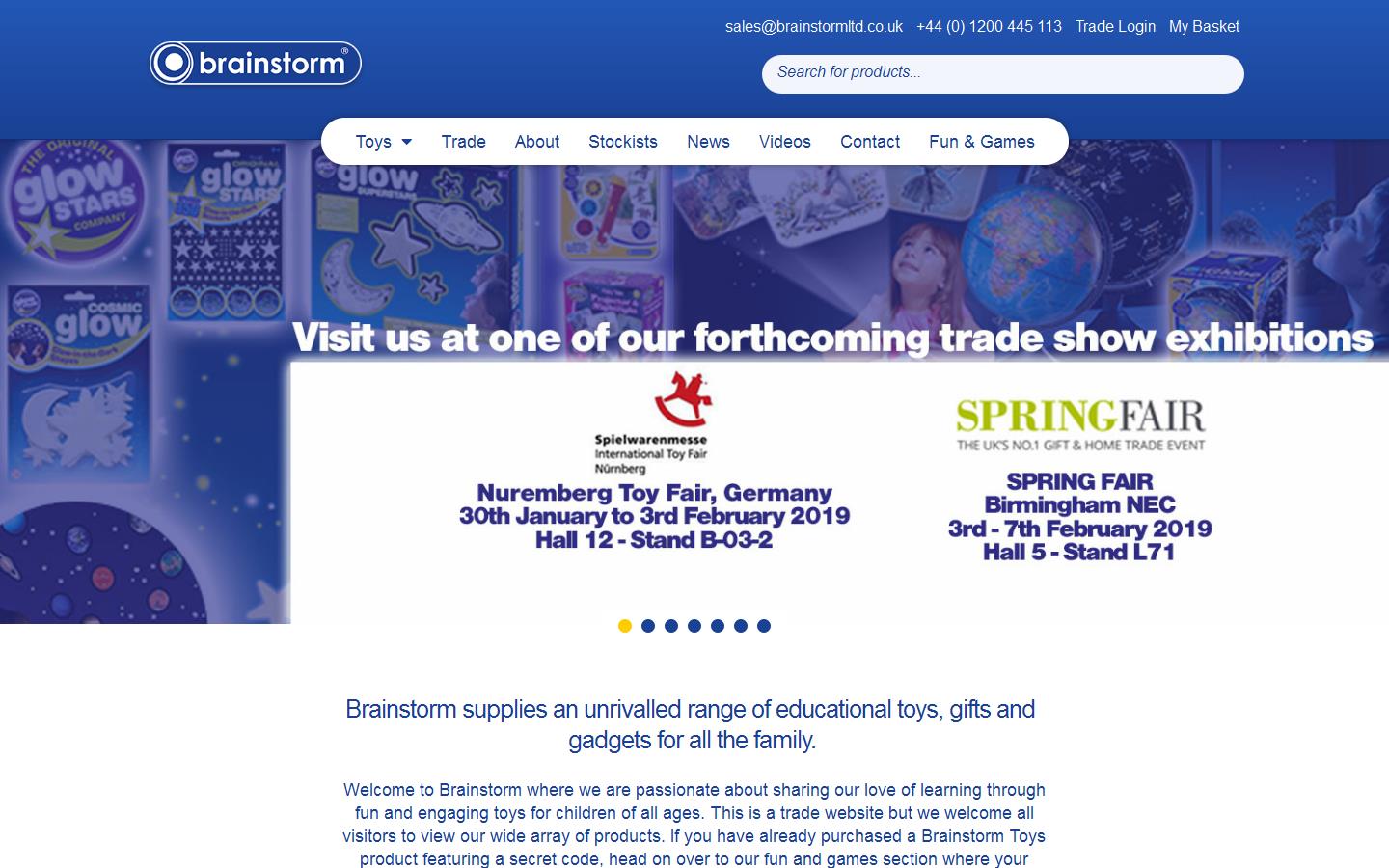 Brainstorm Ltd Website