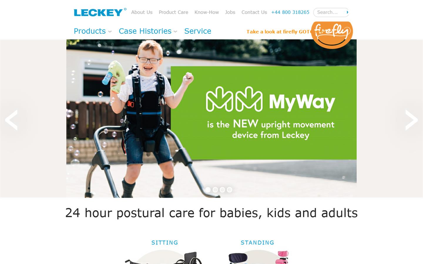 Leckey Website