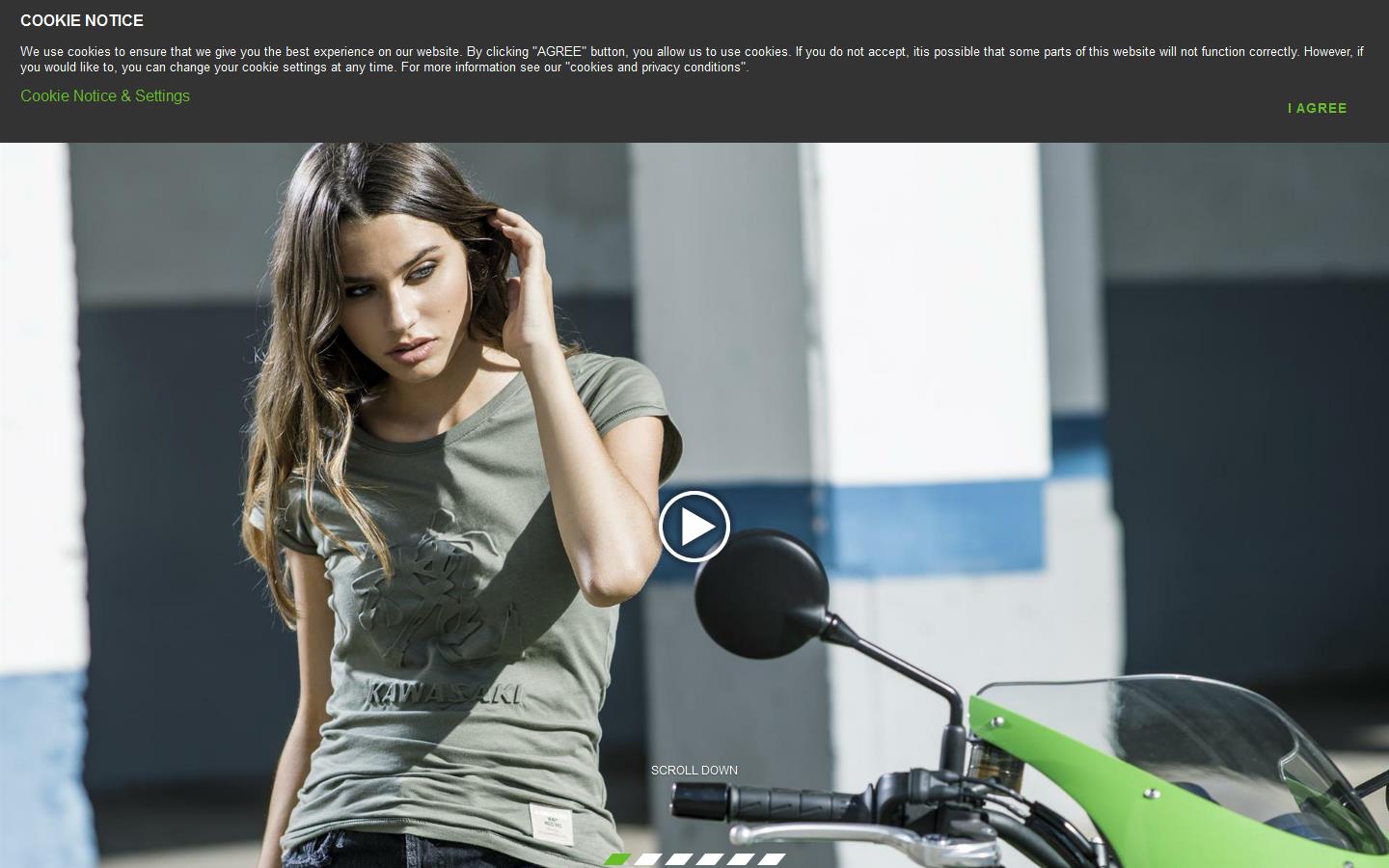 Kawasaki Motors UK Website