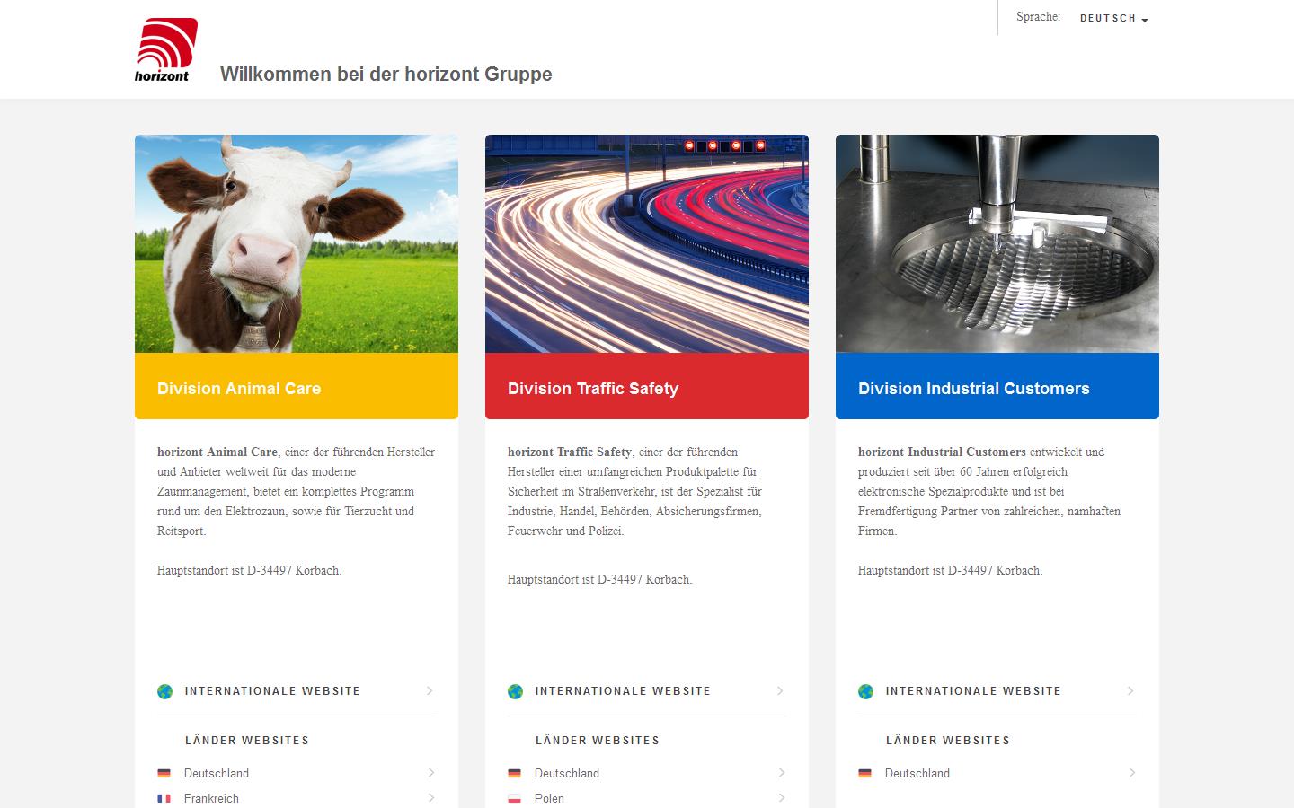 Hotline Horizont Ltd Website
