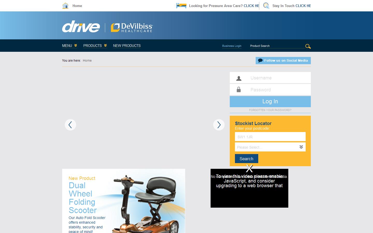Drive Devilbiss Website