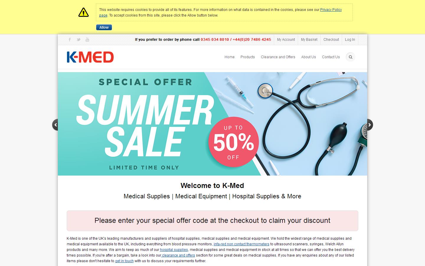 K-Med Ltd Website