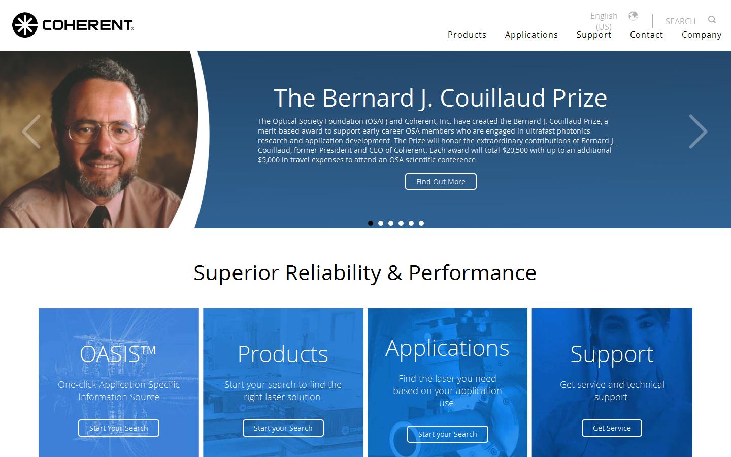 Coherent UK Ltd Website