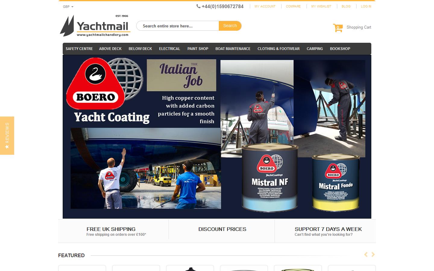 Yachtmail Website