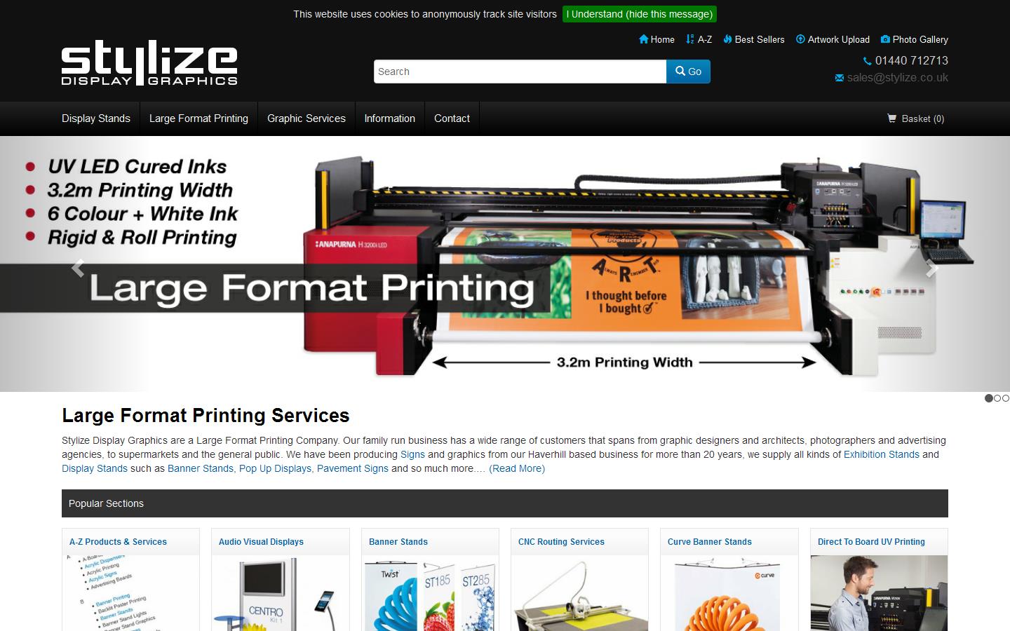 Stylize Display Graphics Website