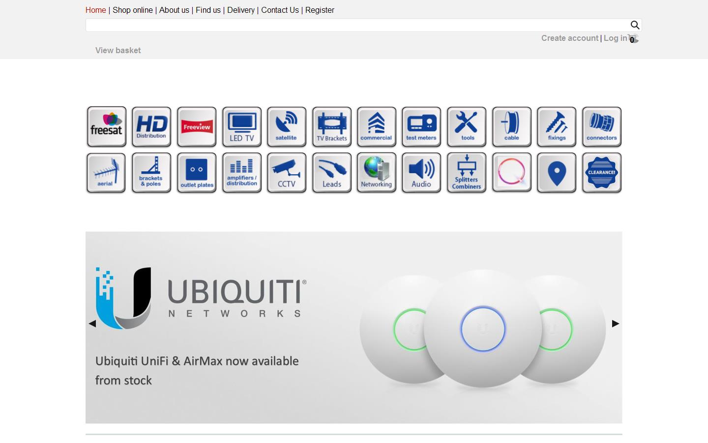 Eurosat Distribution Ltd Website