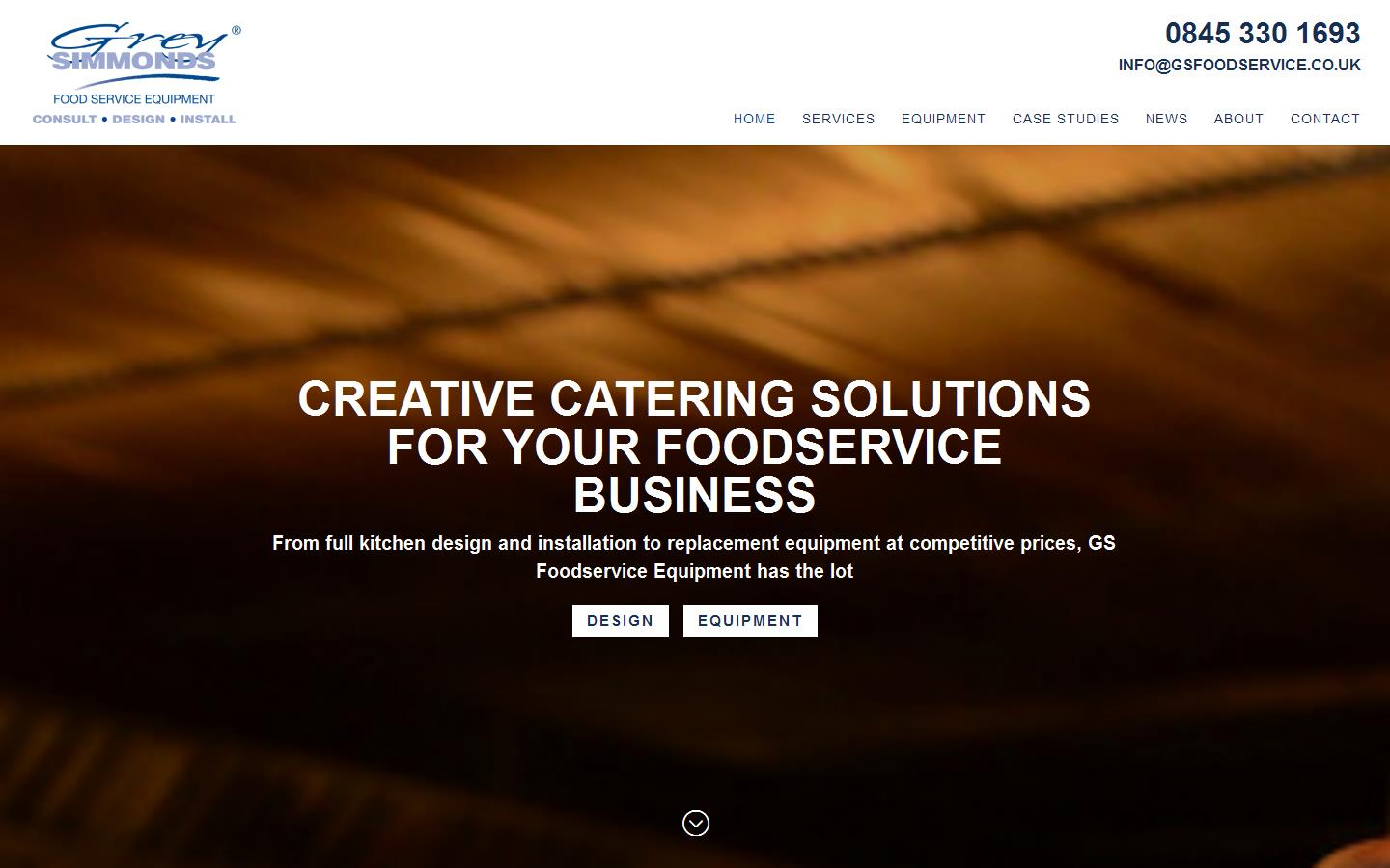 Grey Simmonds Food Service Equipment Ltd Website