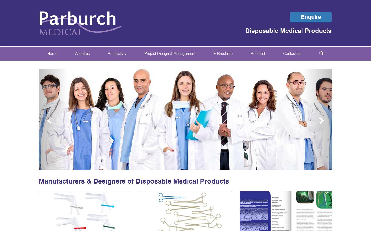 Parburch Medical Website